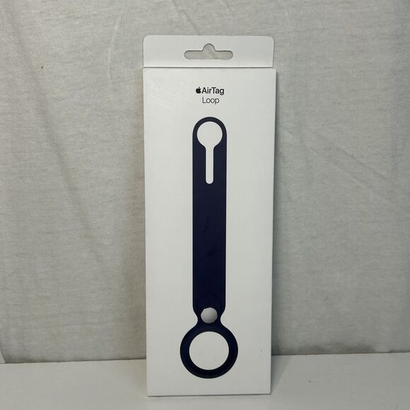 Genuine Original Apple AirTag Polyurethane Loop Case Cover - Deep Navy MHJ03ZM/A - Picture 1 of 4